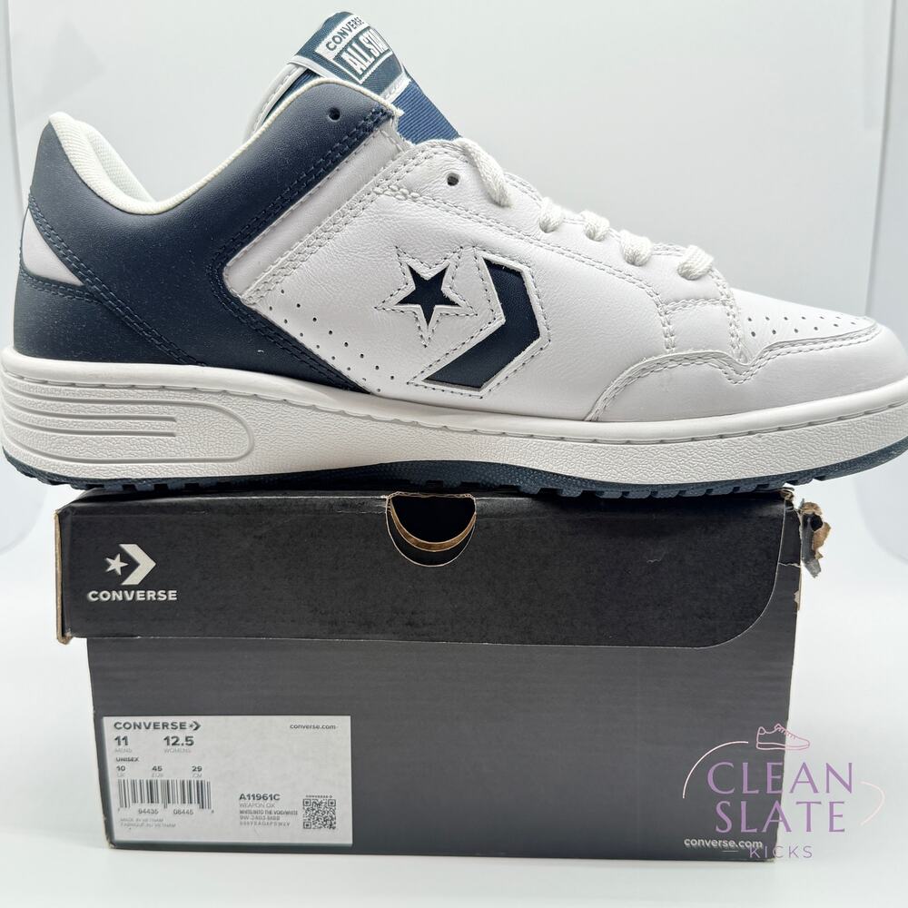 Converse Weapon OX · White/Into The Void · Mens 11 NIB/NWOT